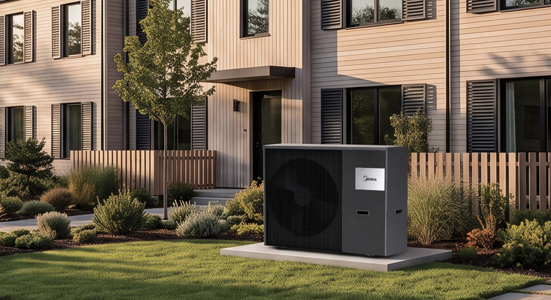 <span class="thin-title">Õhk-vesi soojuspump</span><br>Midea Mars M2